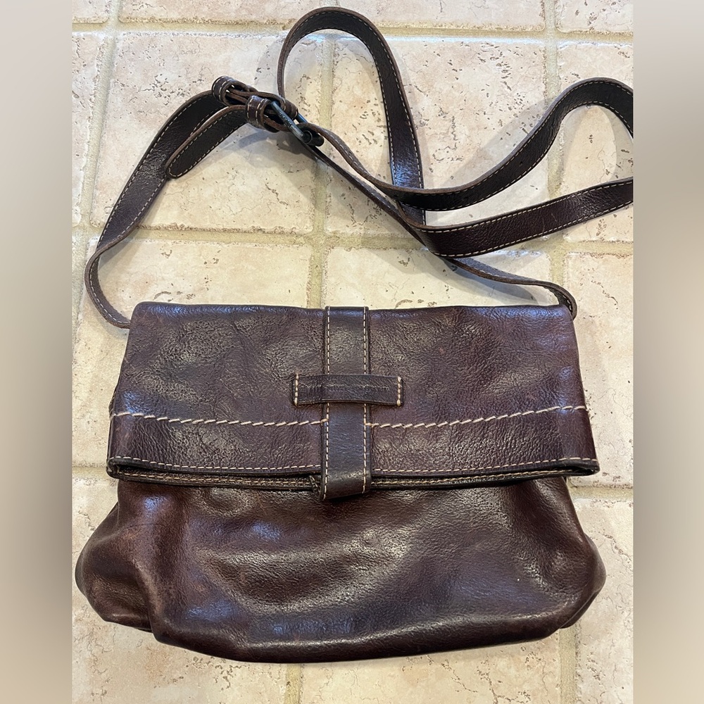 Frye leather crossbody